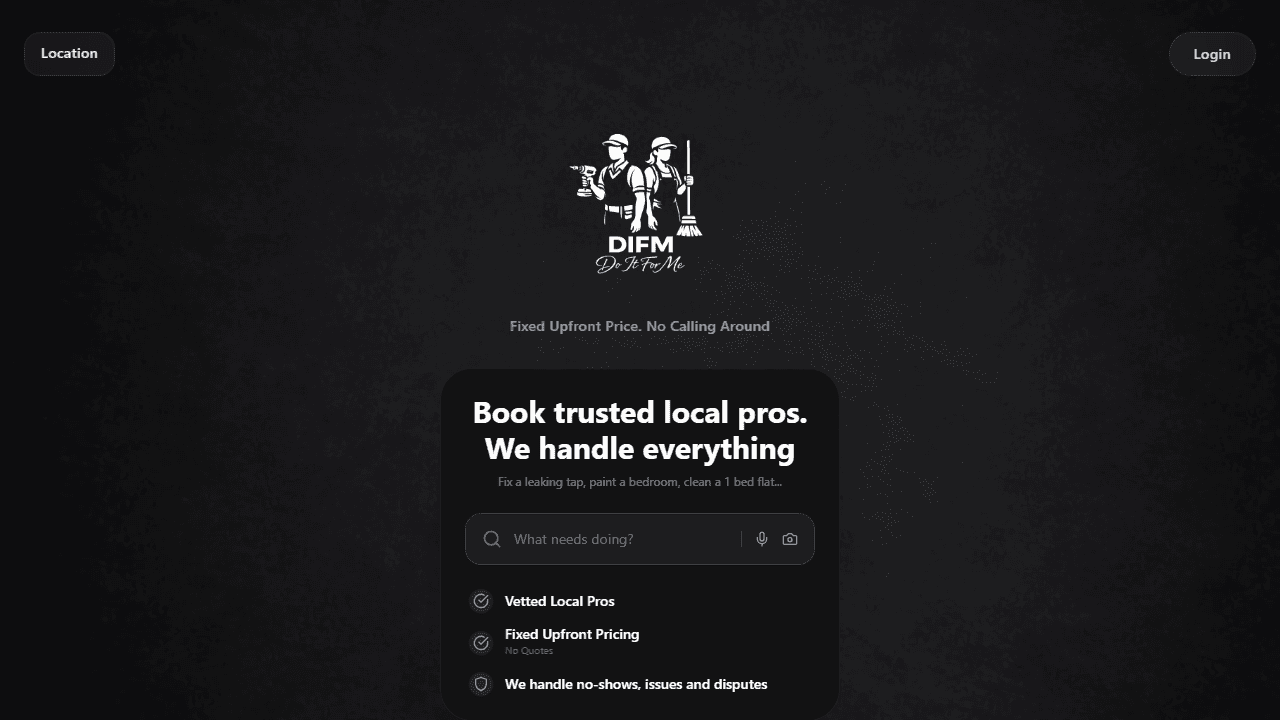 DIFM website preview